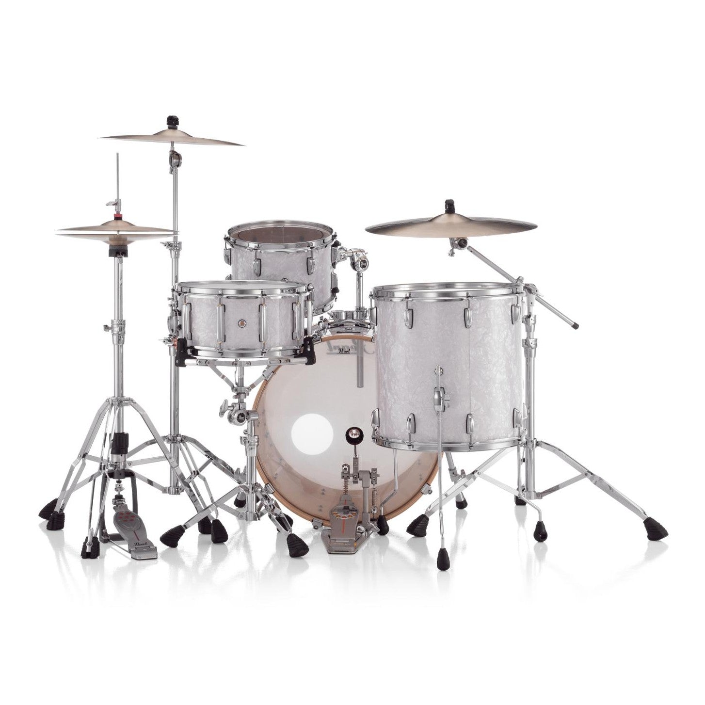 Pearl Professional Maple 3pc Drum Set 22/12/16 White Marine Pearl - Drum Center Of Portsmouth
