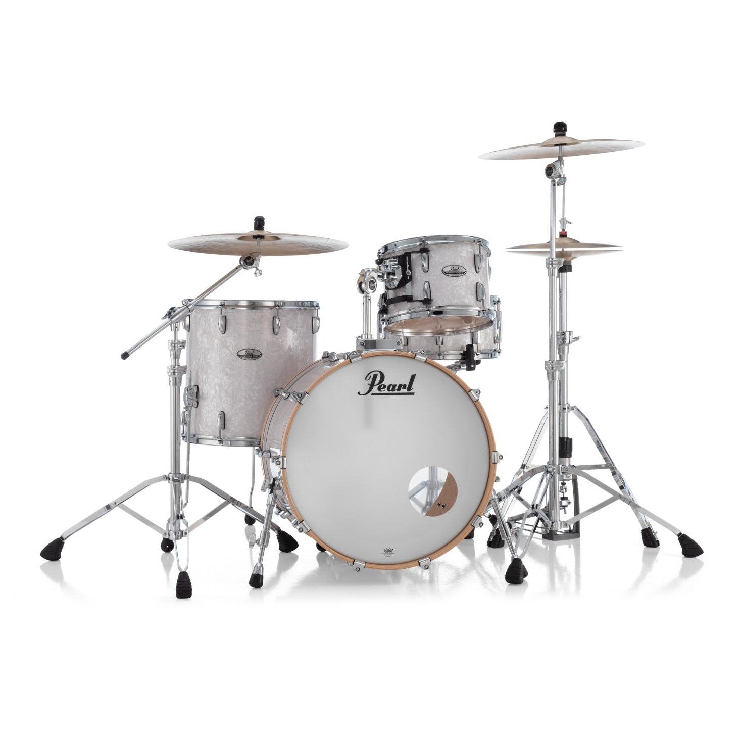 Pearl Professional Maple 3pc Drum Set 22/12/16 White Marine Pearl - Drum Center Of Portsmouth