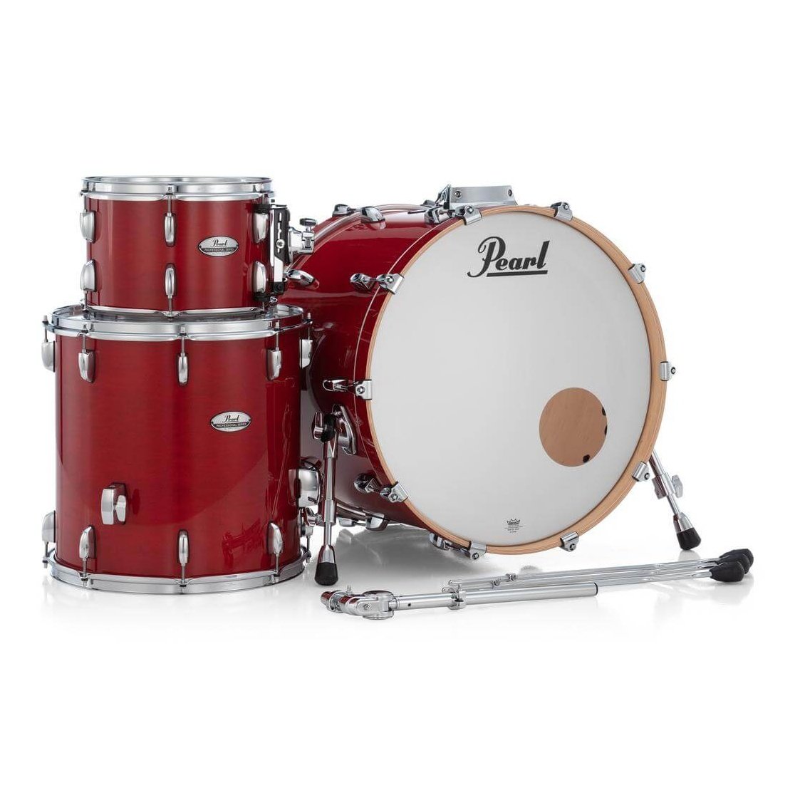 Pearl Professional Maple 3pc Drum Set 22/12/16 Sequoia Red