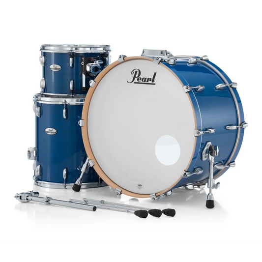 Pearl Professional Maple 3pc Drum Set 24/13/16 Sheer Blue - Drum Center Of Portsmouth