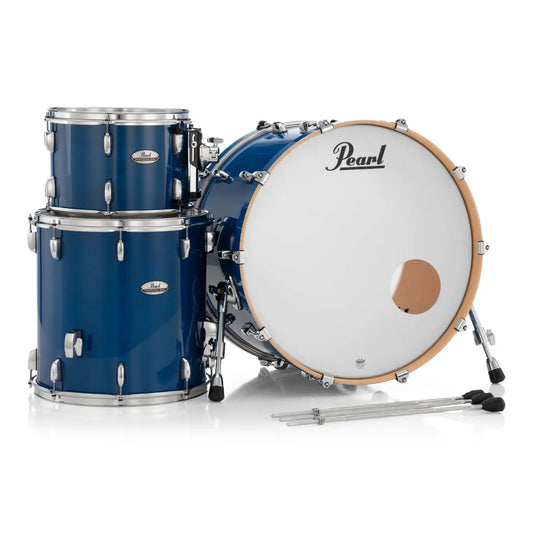 Pearl Professional Maple 3pc Drum Set 24/13/16 Sheer Blue - Drum Center Of Portsmouth