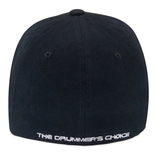 DW Black Hat w/Embroidered White DW Logo FlexFit S/M - Drum Center Of Portsmouth