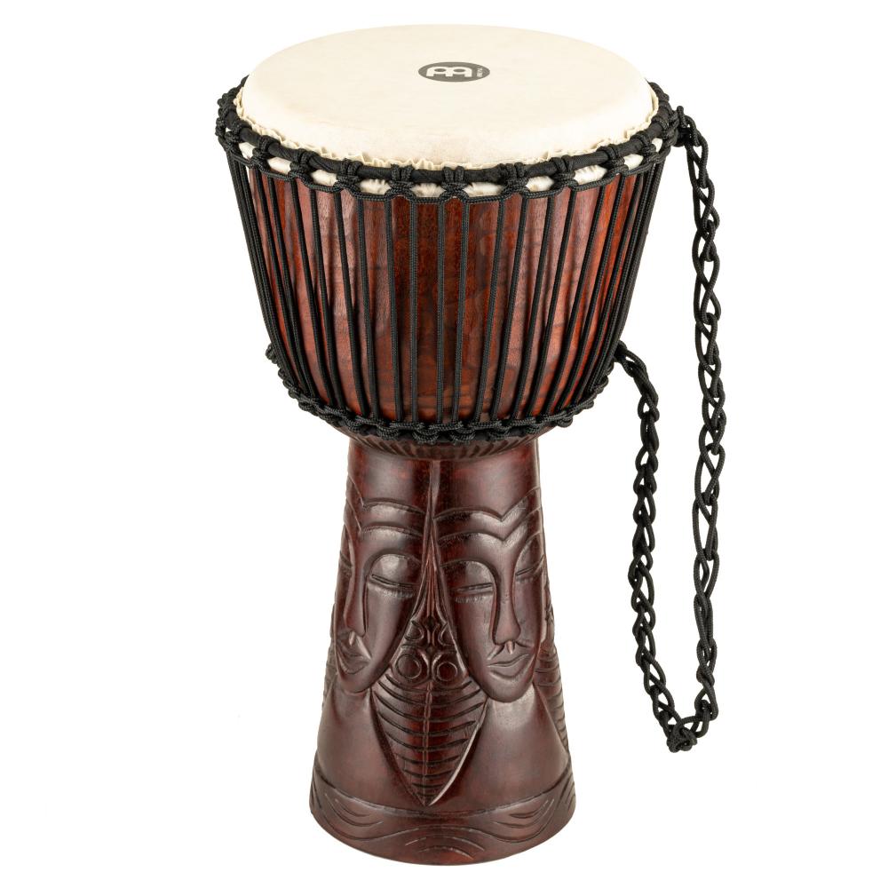 Meinl Professional African Style Djembes 10"  Medium African Queen Carving - Drum Center Of Portsmouth