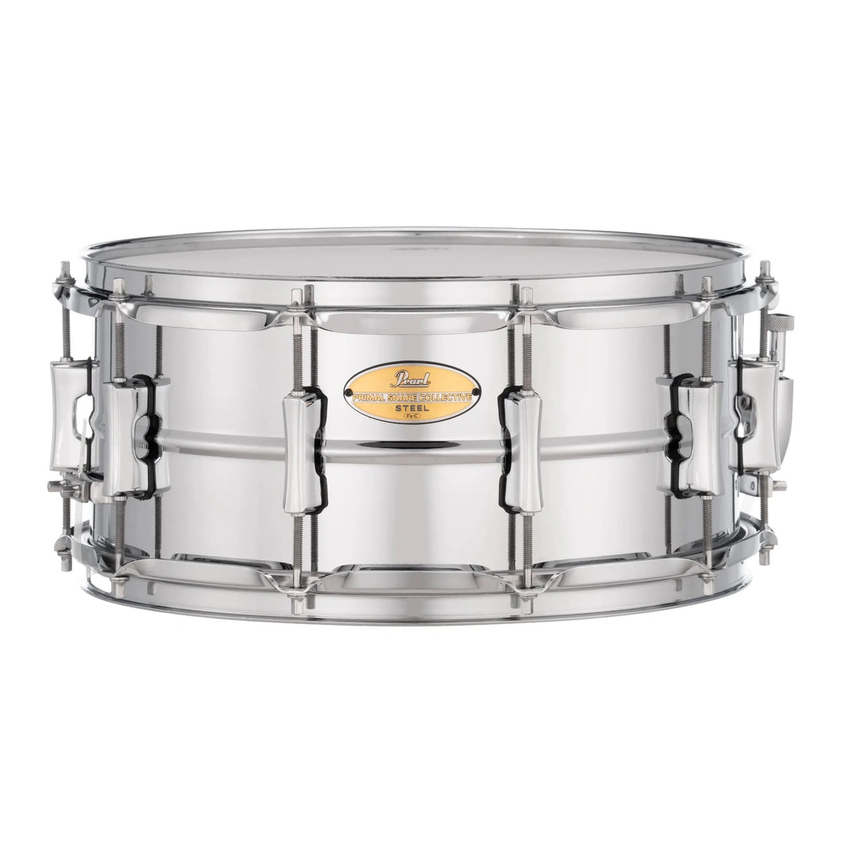 Pearl Primal Collective Steel Snare Drum 14x6.5