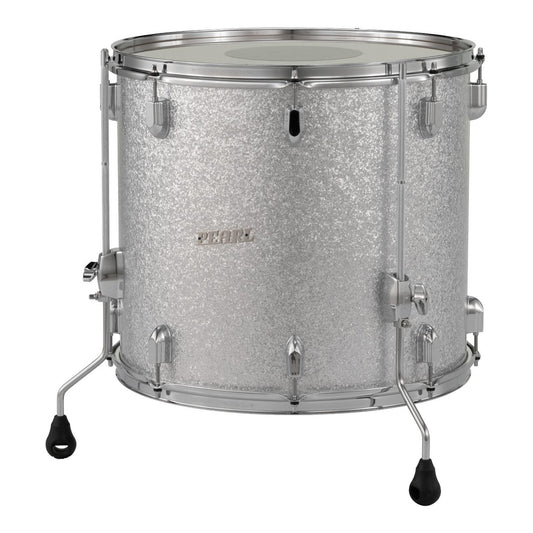 [SO] Pearl President Series Deluxe Floor Tom Silver Sparkle 18x16 - Drum Center Of Portsmouth