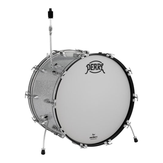 Pearl President Series Deluxe Bass Drum 24x14 Silver Sparkle - Drum Center Of Portsmouth