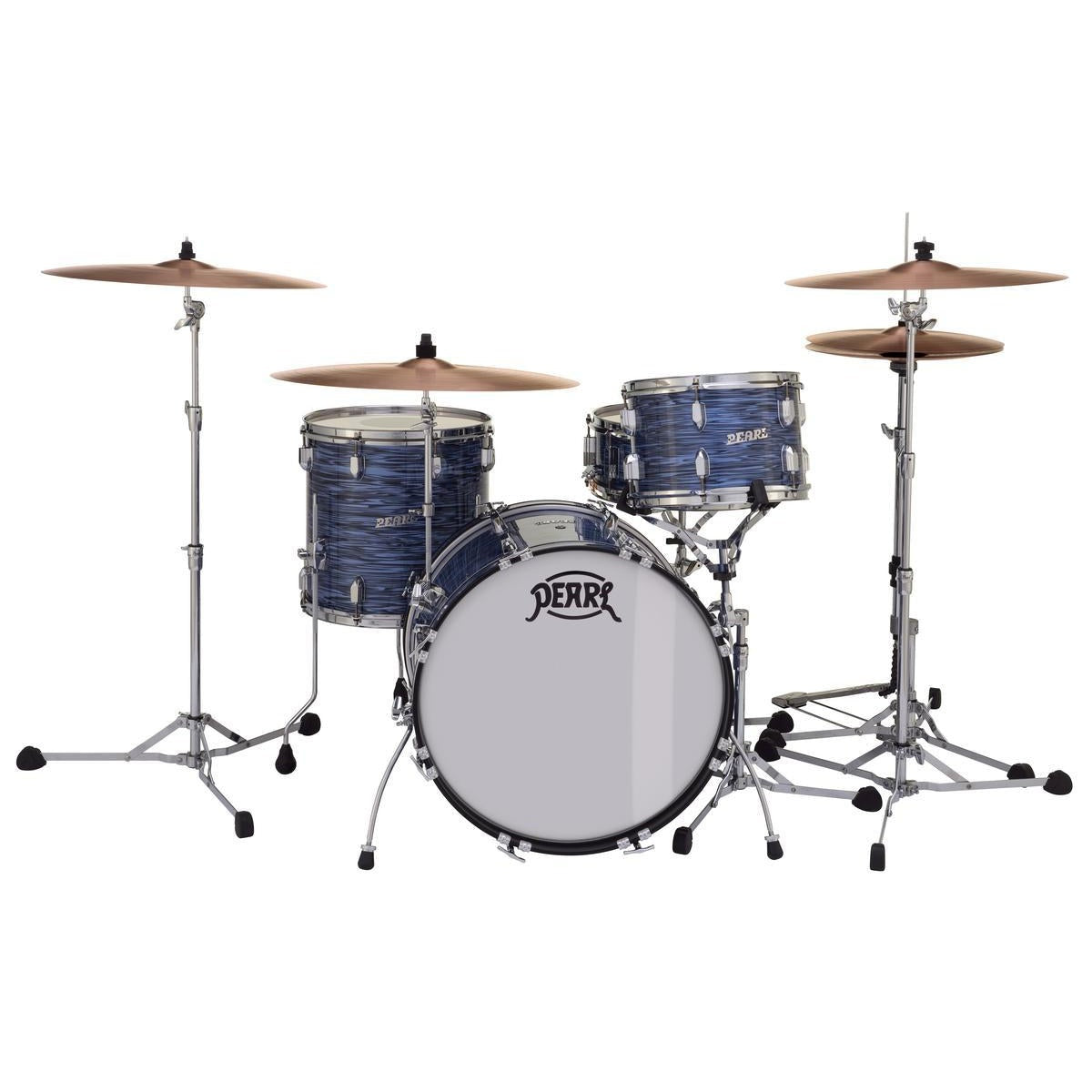 Pearl President Deluxe 3pc Drum Set 20/12/14 Ocean Ripple - Drum Center Of Portsmouth
