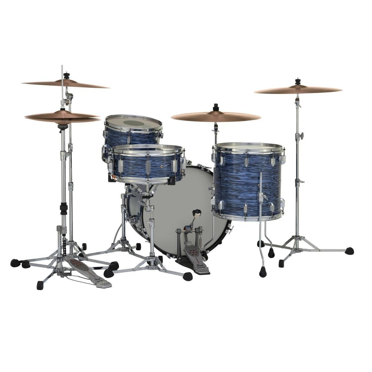 Pearl President Deluxe 3pc Drum Set 20/12/14 Ocean Ripple - Drum Center Of Portsmouth
