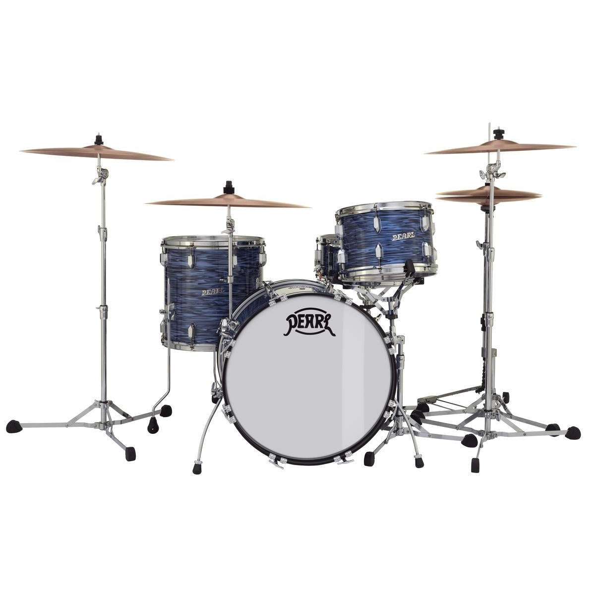 Pearl President Deluxe 3pc Drum Set 20/12/14 Ocean Ripple - Drum Center Of Portsmouth