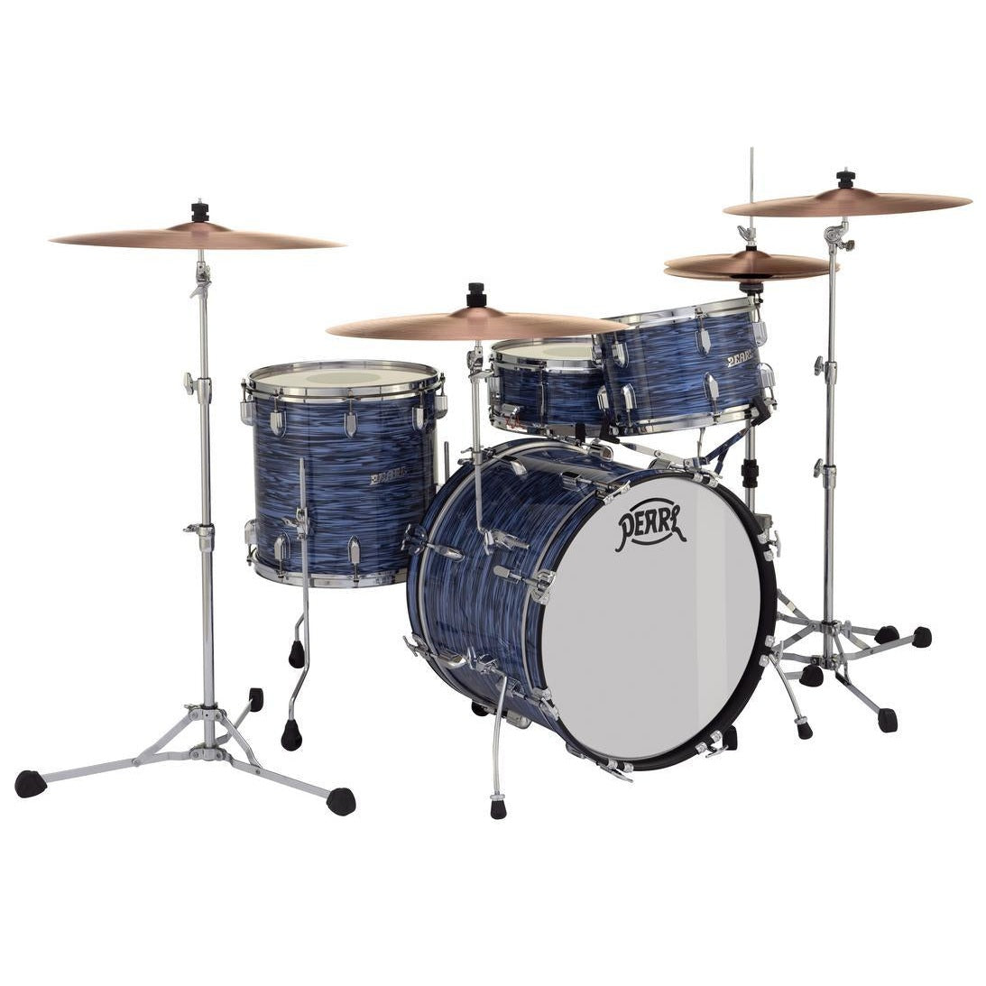 Pearl President Deluxe 3pc Drum Set 20/12/14 Ocean Ripple - Drum Center Of Portsmouth