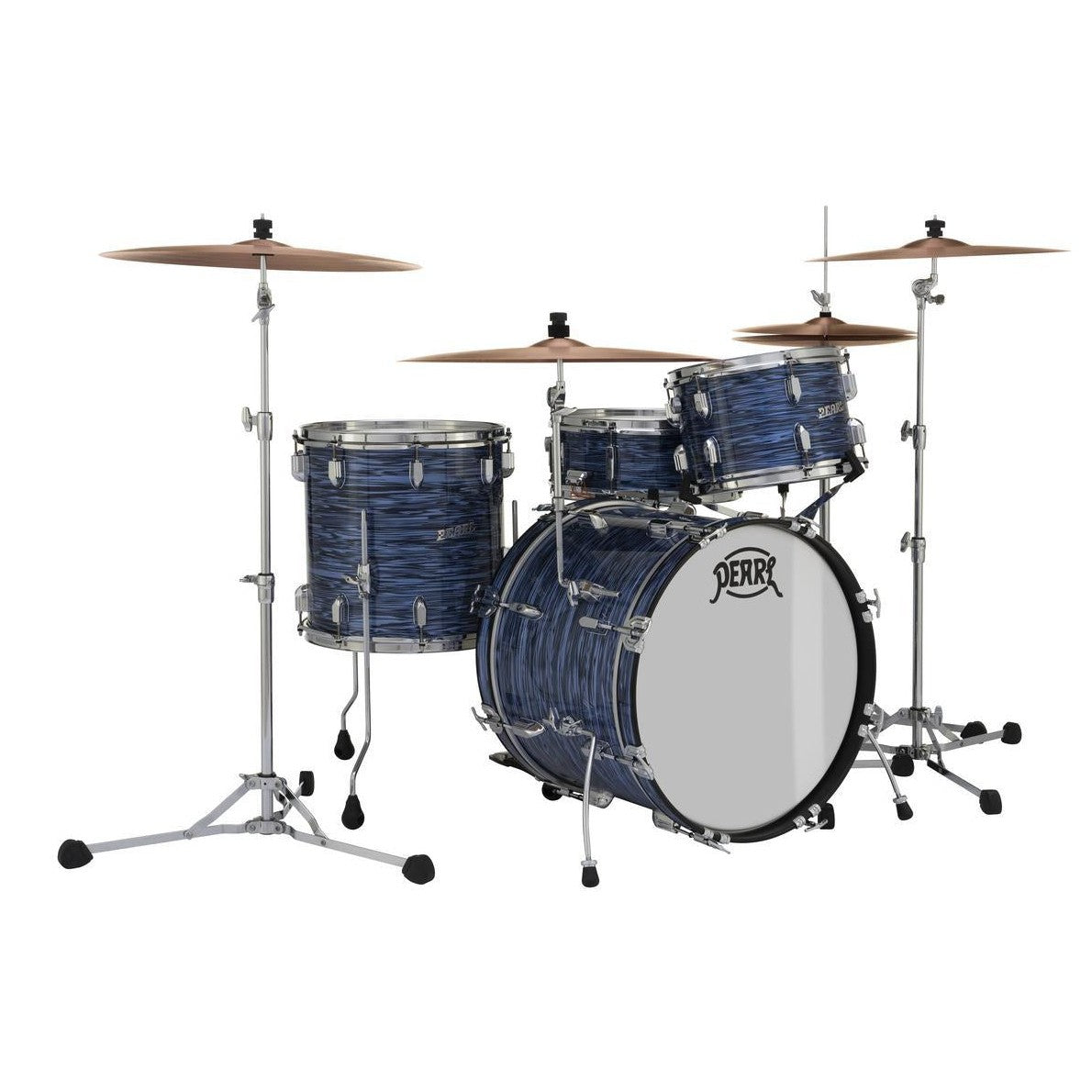 Pearl President Deluxe 3pc Drum Set 20/12/14 Ocean Ripple - Drum Center Of Portsmouth