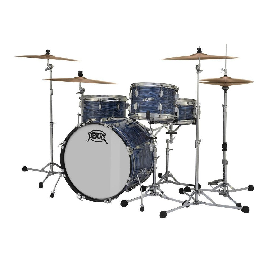 Pearl President Deluxe 3pc Drum Set 20/12/14 Ocean Ripple - Drum Center Of Portsmouth