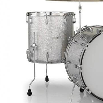 Pearl President Series Deluxe Floor Tom 16x16 Silver Sparkle - Drum Center Of Portsmouth