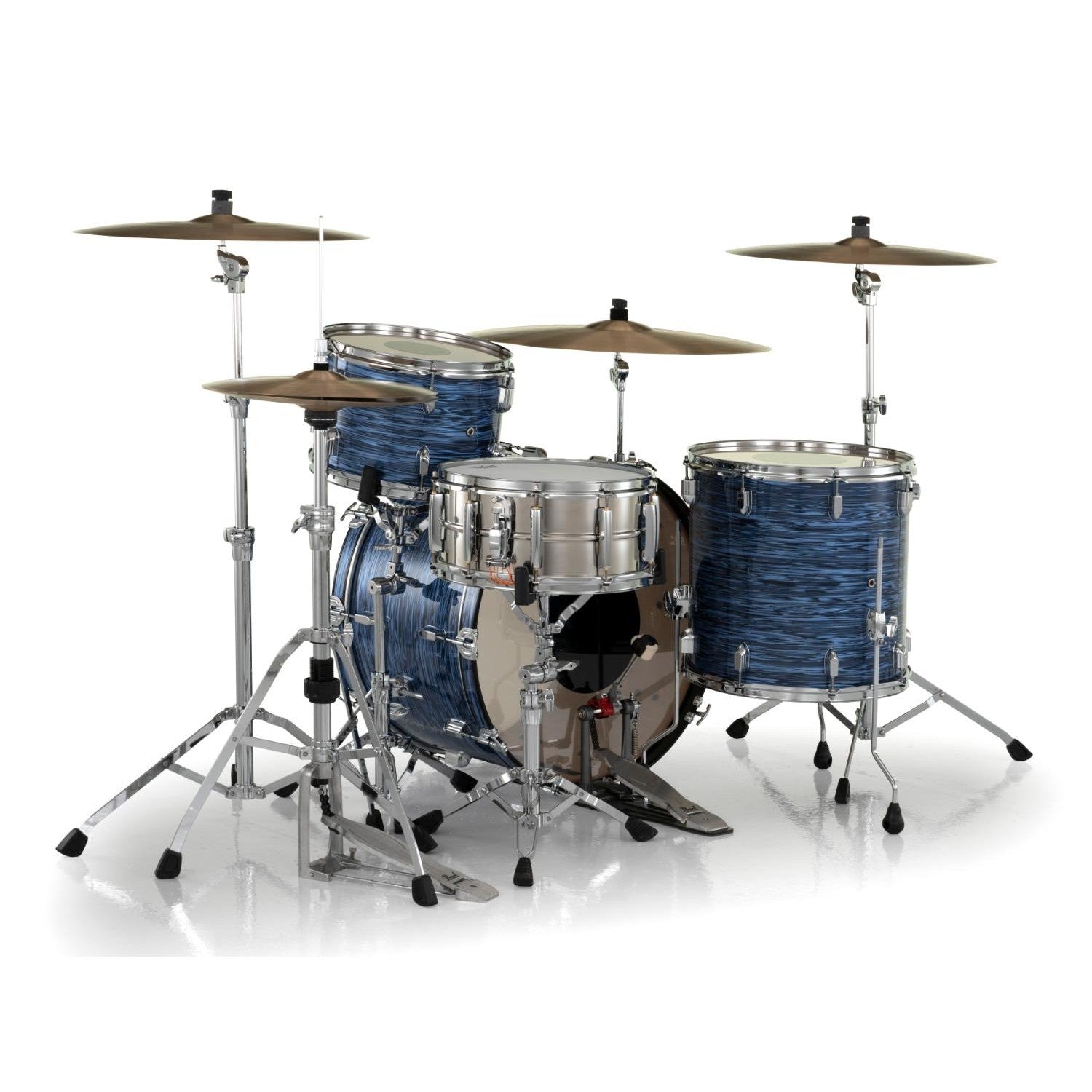 Pearl President Series Deluxe 3pc Drum Set Ocean Ripple 24/13/16 - Drum Center Of Portsmouth
