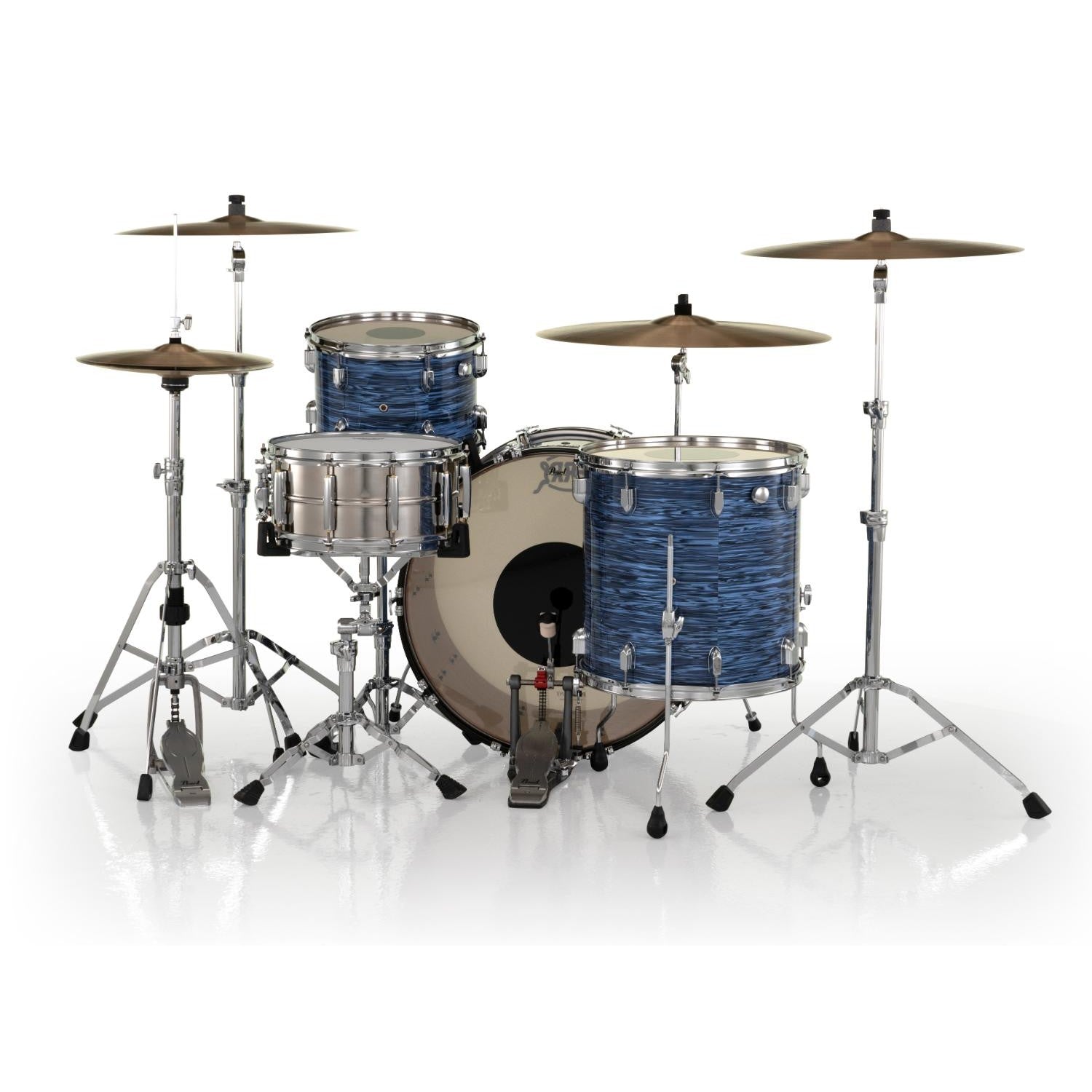 Pearl President Series Deluxe 3pc Drum Set Ocean Ripple 24/13/16 - Drum Center Of Portsmouth