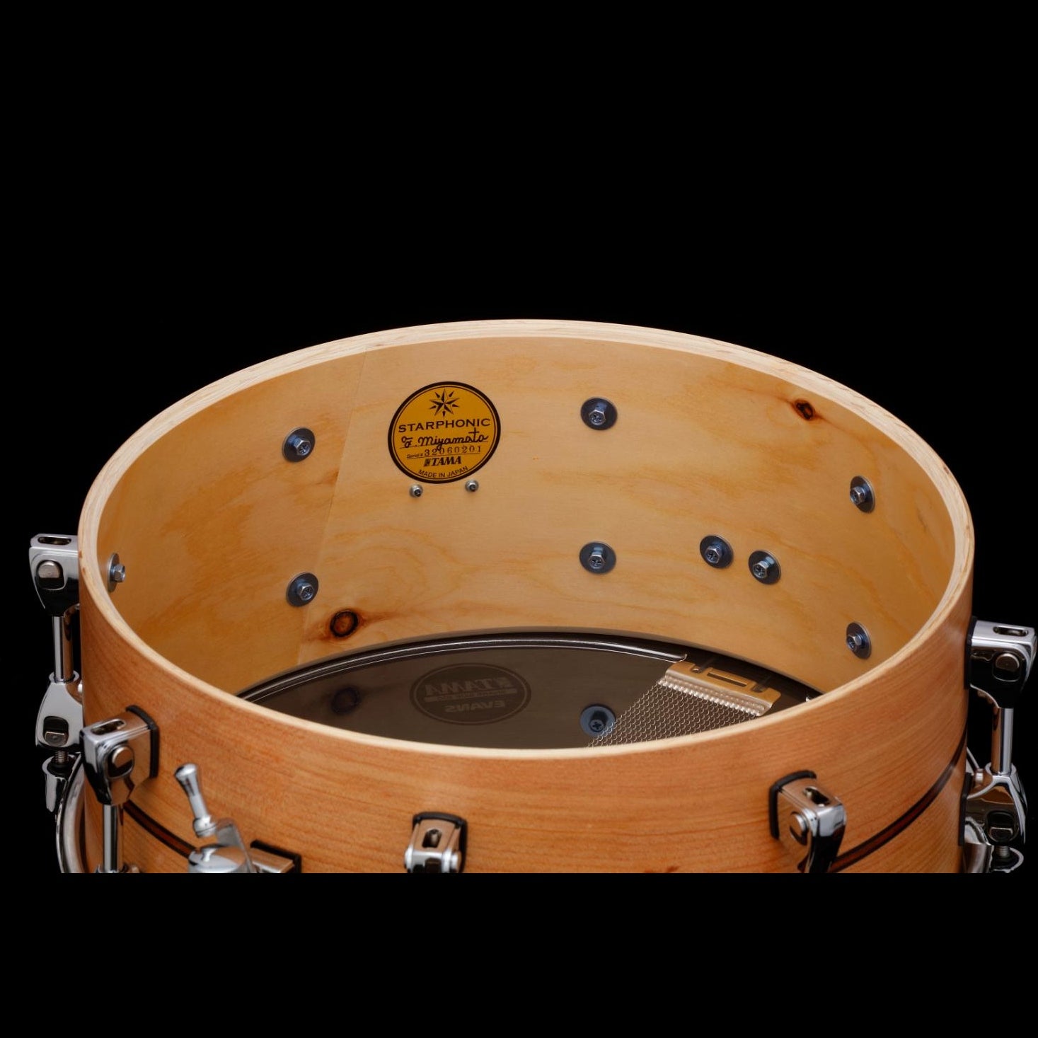 Tama Starphonic Spruce Snare Drum 14x6 Satin Natural