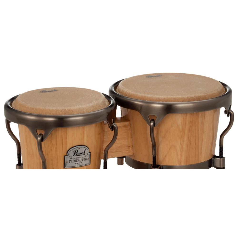 Pearl 7 & 8.5 Primero Pro Wood Bongo - Natural - Drum Center Of Portsmouth