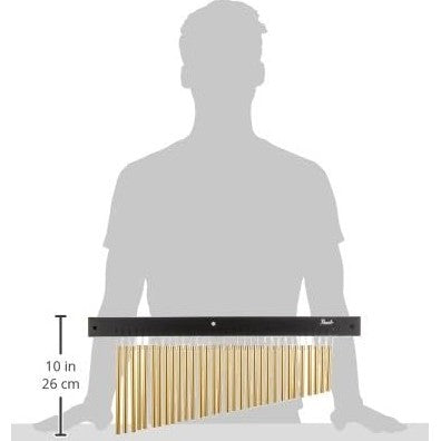 Pearl 32 Bar Gold Wind Chimes with Holder And Case - Drum Center Of Portsmouth