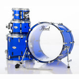 Pearl Crystal Beat 4pc Acrylic Drum Set Blue Sapphire