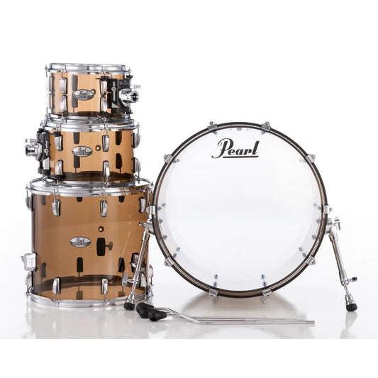Pearl Crystal Beat 4pc Acrylic Drum Set Liquid Smoke - Drum Center Of Portsmouth