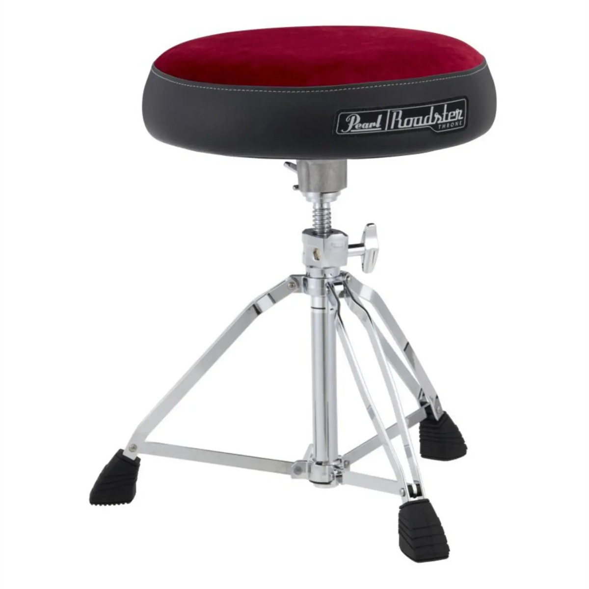 Pearl Roadster D1500 Multi-Core Donut Drum Throne - Red Top - DCP