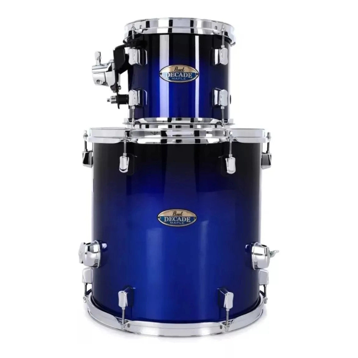 Pearl Decade Maple 2pc Add-On Tom Pack: 14x14, 8x7, TH900S, ADP20 Kobalt Blue Fade - Drum Center Of Portsmouth