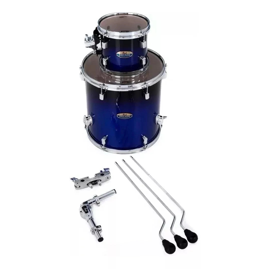 Pearl Decade Maple 2pc Add-On Tom Pack: 14x14, 8x7, TH900S, ADP20 Kobalt Blue Fade - Drum Center Of Portsmouth