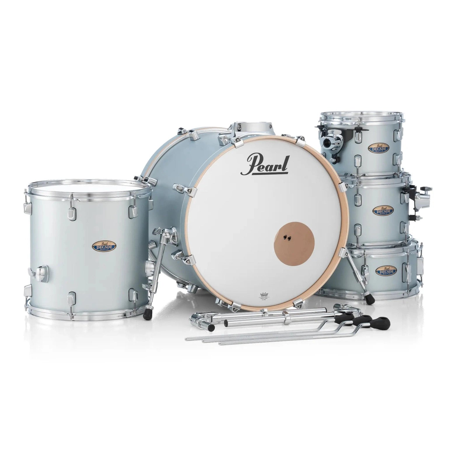 Pearl Decade Maple 5pc Drum Set w/20"BD Blue Mirage - Drum Center Of Portsmouth