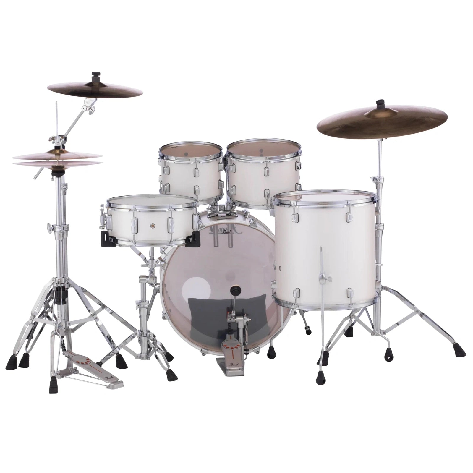 Pearl Decade Maple 22/16/12/10/14S 5-pc. Drum Set, White Satin Pearl - Drum Center Of Portsmouth