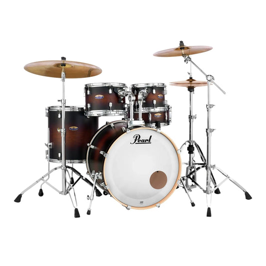 Pearl Decade Maple 22/16/12/10/14S 5-pc. Drum Set, Satin Brownburst - Drum Center Of Portsmouth