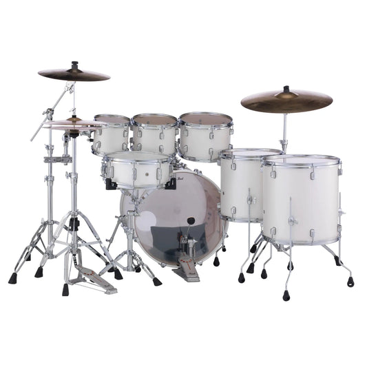 Pearl Decade Maple 7pc Drum Set White Satin Pearl - Drum Center Of Portsmouth