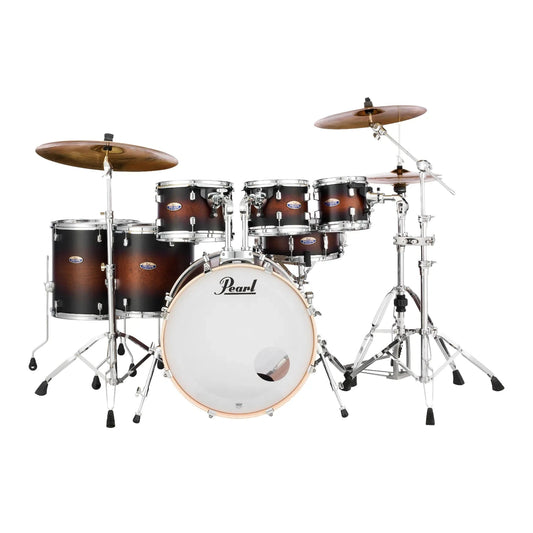 Pearl Decade Maple 7pc Drum Set Satin Brown Burst - Drum Center Of Portsmouth