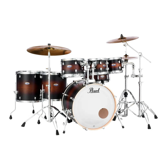 Pearl Decade Maple 7pc Drum Set Satin Brown Burst - Drum Center Of Portsmouth