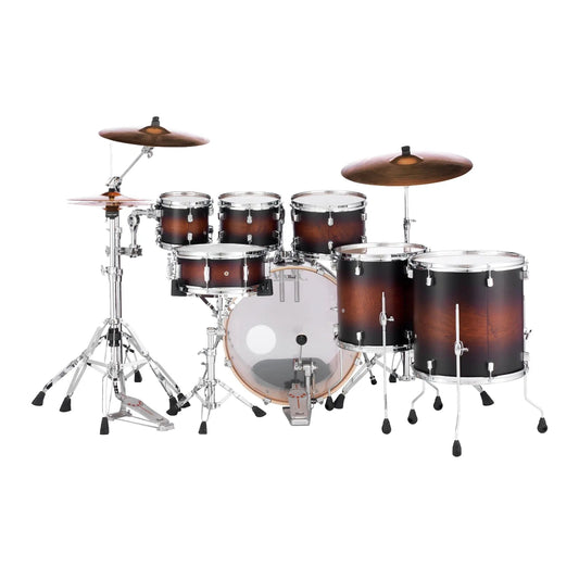 Pearl Decade Maple 7pc Drum Set Satin Brown Burst - Drum Center Of Portsmouth