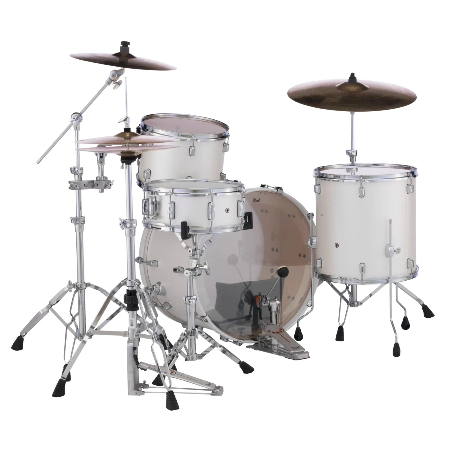 Pearl Decade Maple 3pc Drum Set White Satin Pearl - Drum Center Of Portsmouth
