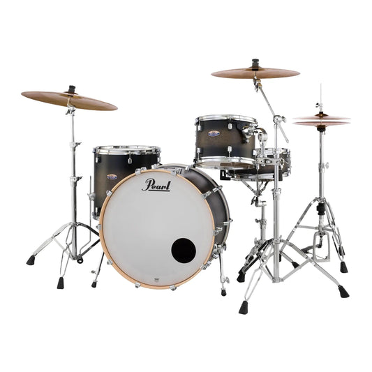 Pearl Decade Maple 3pc Drum Set Satin Black Burst - Drum Center Of Portsmouth