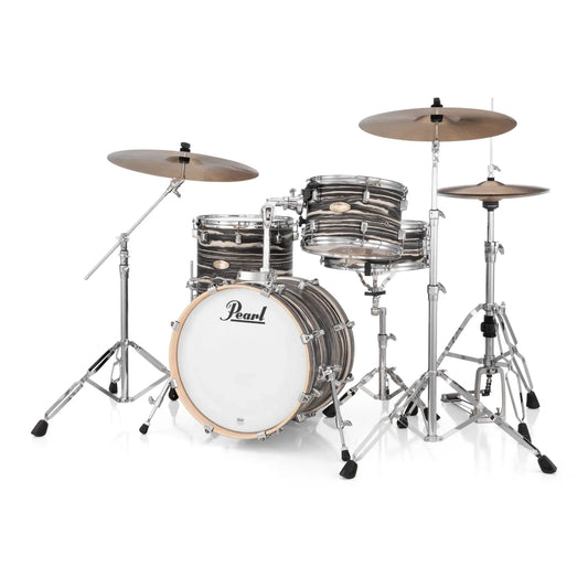 Pearl Decade Maple 4pc Bop Drum Set Black Satin Marble - Drum Center Of Portsmouth