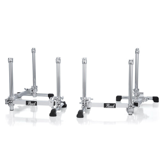 Pearl DR564C Icon Twin Low-Rise Curved Folding Side Racks - Drum Center Of Portsmouth