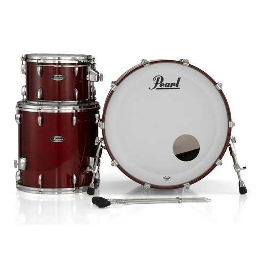 Pearl Masters Maple MM6 3pc Drum Set 24/13/16 w/L-Bracket R2 Mounts Natural Cherry - Drum Center Of Portsmouth