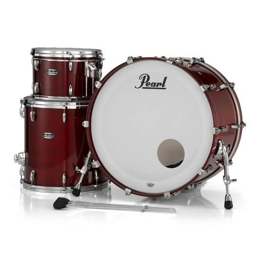 Pearl Masters Maple MM6 3pc Drum Set 24/13/16 w/L-Bracket R2 Mounts Natural Cherry - Drum Center Of Portsmouth