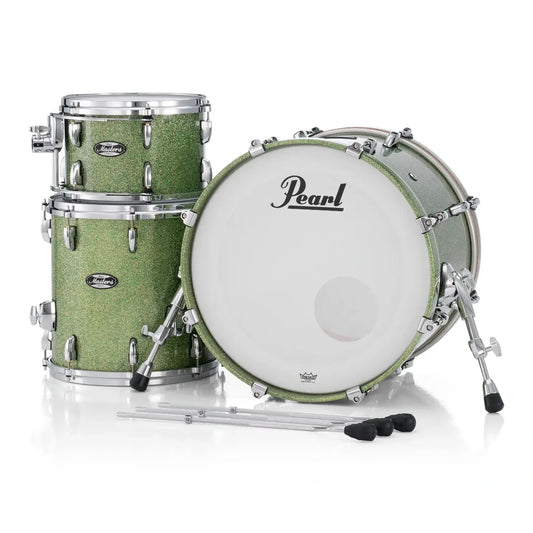 Pearl Masters Maple MM6 3pc Drum Set 20/12/14 w/Standard R2 Mounts Shimmer of Oz - Drum Center Of Portsmouth