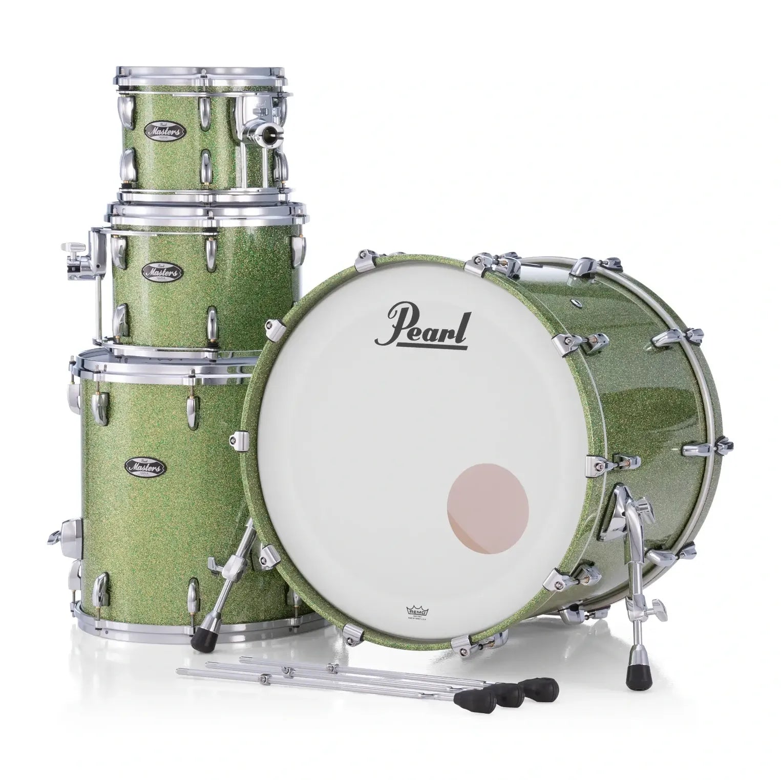 Pearl Masters Maple MM6 4pc Drum Set w/22x18BD w/Standard R2 Mounts Shimmer of Oz - Drum Center Of Portsmouth