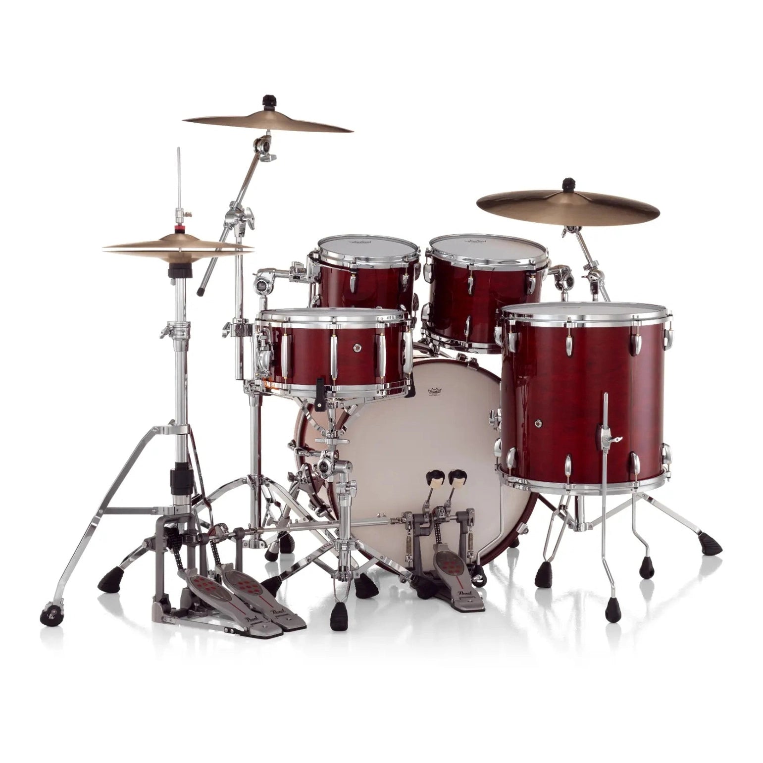 Pearl Masters Maple MM6 4pc Drum Set w/22x18BD w/Standard R2 Mounts Natural Cherry - Drum Center Of Portsmouth
