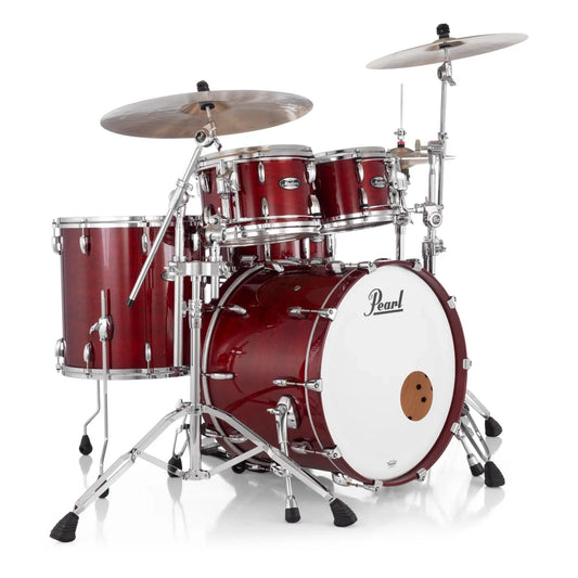 Pearl Masters Maple MM6 4pc Drum Set w/22x16BD w/L-Bracket R2 Mounts Natural Cherry - Drum Center Of Portsmouth