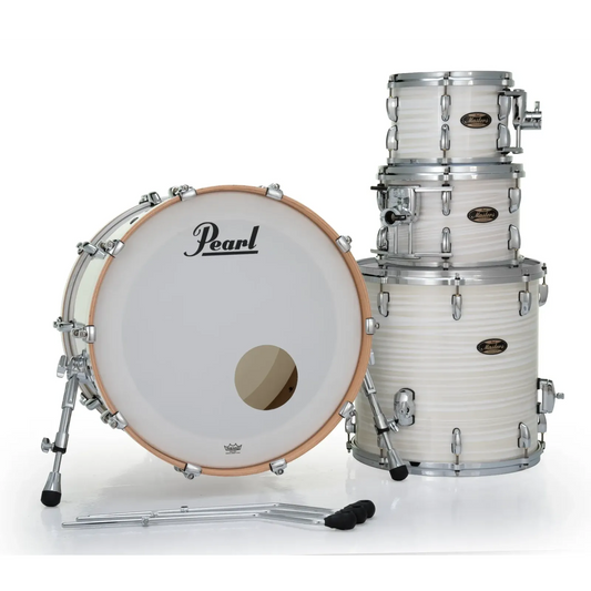 Pearl Masters Maple/Gum 4pc Drum Set w/22x18BD w/Standard R2 Mounts White Ice Swirl - Drum Center Of Portsmouth