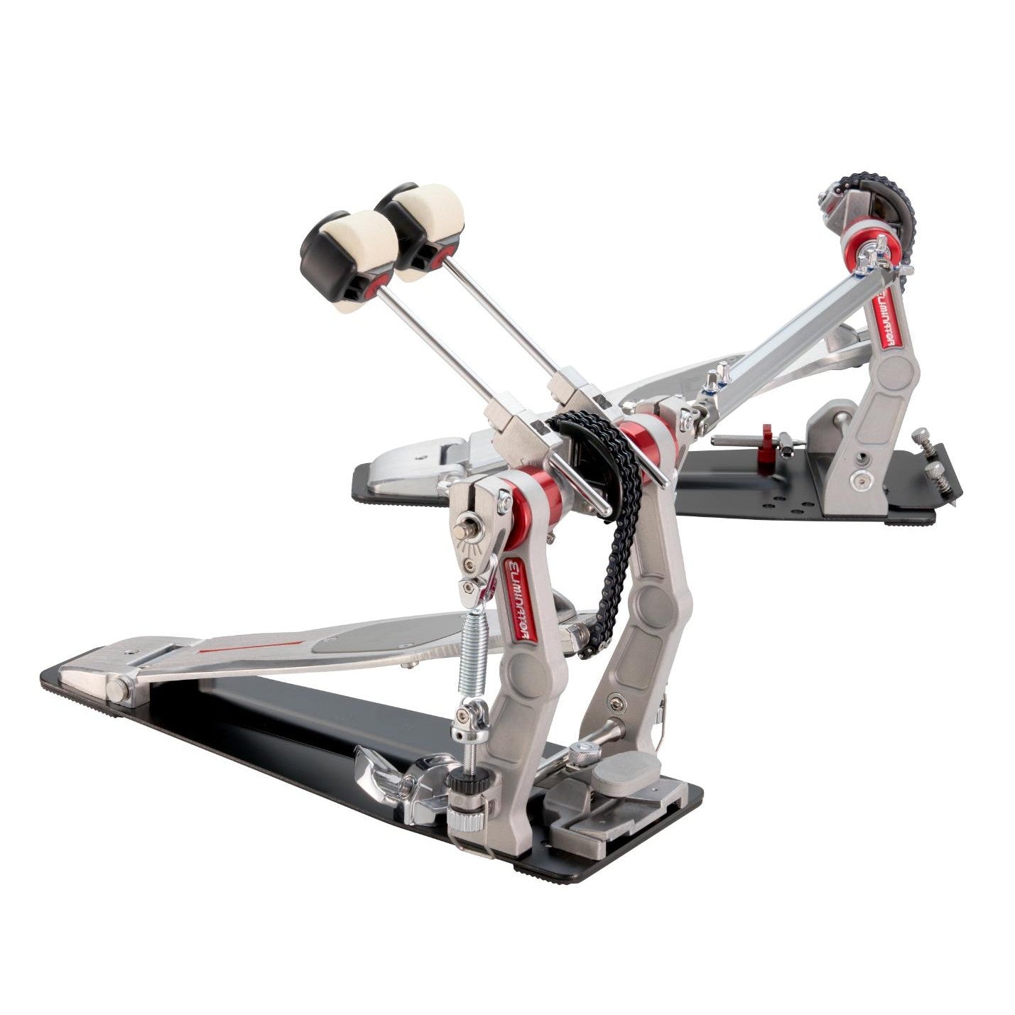 double bass pedal electronic drums Pearl P2502CX Eliminator Mono Pro Chain Double Bass Drum Pedal