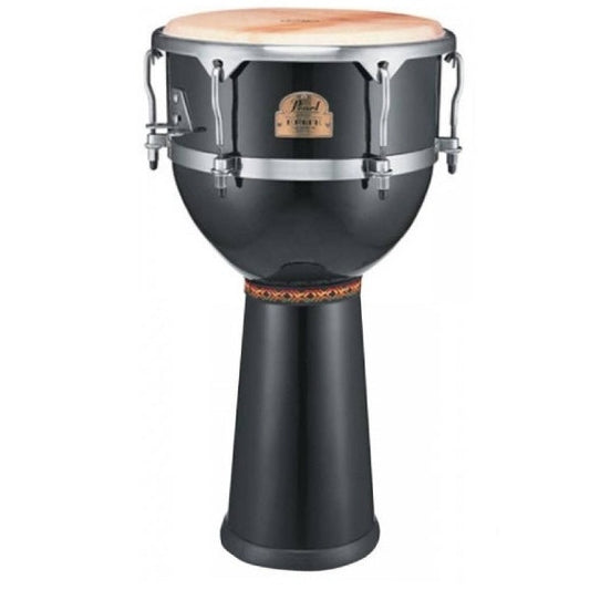 Pearl 9.5 Primero Fiberglass Djembe - Bistre Black - Drum Center Of Portsmouth