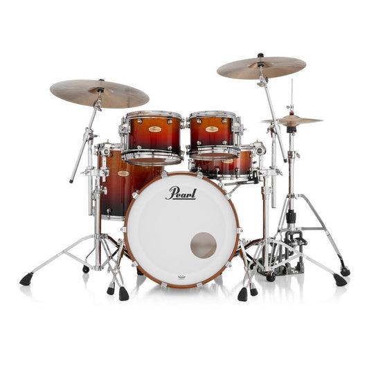 Pearl Reference One 4pc Drum Set w/22x16BD w/L-Bracket R2 Mounts Cherry Amber Fade - Drum Center Of Portsmouth