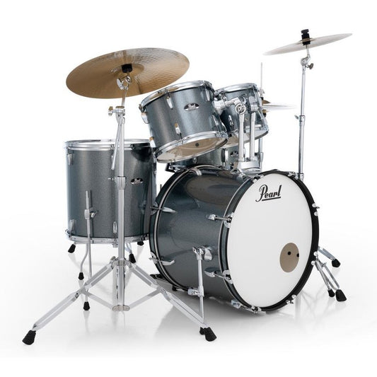 Pearl Roadshow 5pc Drum Set w/BRD1 Cymbals & FREE Cymbal Stand Aqua Blue Glitter - Drum Center Of Portsmouth