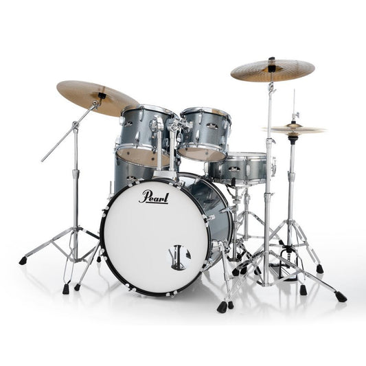 Pearl Roadshow 5pc Drum Set w/BRD1 Cymbals & FREE Cymbal Stand Aqua Blue Glitter - Drum Center Of Portsmouth